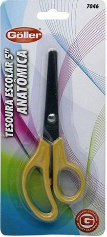 Tesoura escolar anatômica 5'' - Daiwa/Goller Menor preço em Tesoura escolar anatômica 5'' - Daiwa/Goller