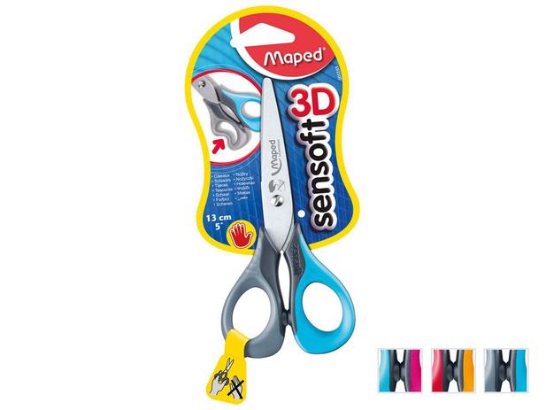 Tesoura Escolar Maped Sensor Canhoto 013 cm Menor preço em Tesoura Escolar Maped Sensor Canhoto 013 cm