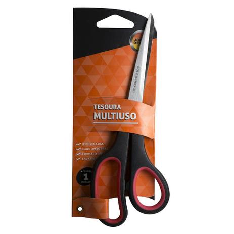 Tesoura Multiuso 21cm Jocar Office - Leonora Menor preço em Tesoura Multiuso 21cm Jocar Office - Leonora