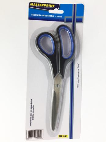 Tesoura Multiuso 21cm Masterprint Menor preço em Tesoura Multiuso 21cm Masterprint