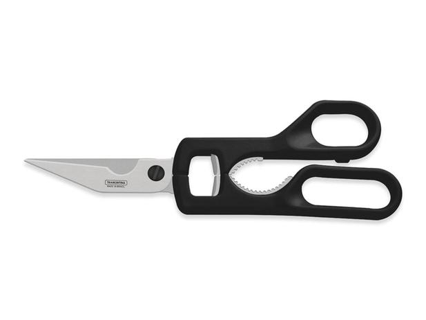 Tesoura multiuso 9 supercort preto lamina de aco inox e cabo de polipropileno tramontina Menor preço em Tesoura multiuso 9 supercort preto lamina de aco inox e cabo de polipropileno tramontina