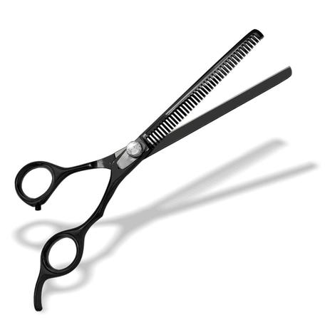 Tesoura semi dentada pet Clearance