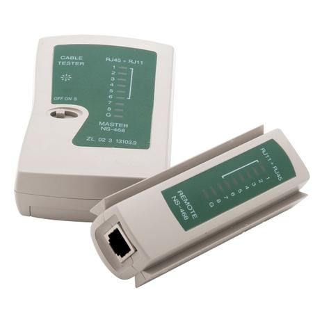 Testador de Cabos de Rede e Telefone RJ45 e RJ11 - Xdgtl Menor preço em Testador de Cabos de Rede e Telefone RJ45 e RJ11 - Xdgtl