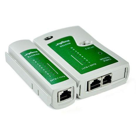 Testador de Cabos de Rede RJ45 e RJ11 - Dmix Menor preço em Testador de Cabos de Rede RJ45 e RJ11 - Dmix