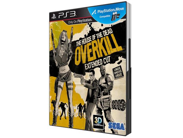 The House of the Dead: OVERKILL Extended Cut - para PS3 - Sega