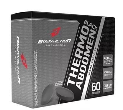 Thermo Abdomen Black 60 comprimidos Bodyaction Menor preço em Thermo Abdomen Black 60 comprimidos Bodyaction