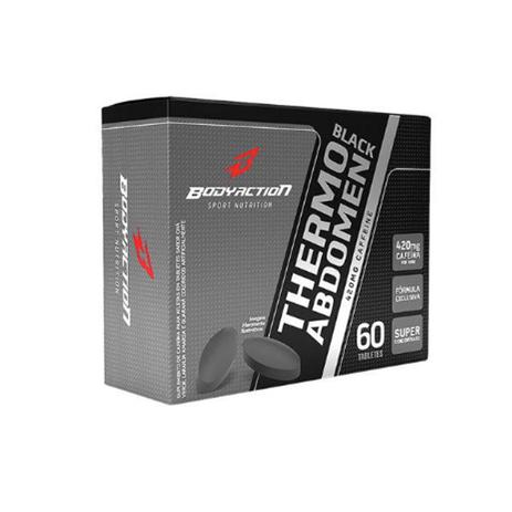 Thermo Abdomen Black 60 tabletes - Body Action Menor preço em Thermo Abdomen Black 60 tabletes - Body Action