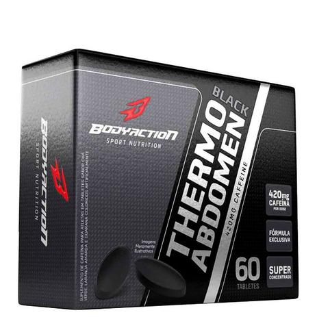 Thermo Abdomen Black Body Action 60 Cápsulas Menor preço em Thermo Abdomen Black Body Action 60 Cápsulas