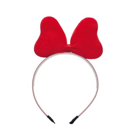 Tiara Acessório Carnaval Arco Laço de Pelúcia Vermelho - Cromus é boa?
