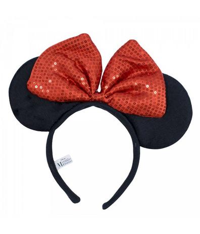 Tiara Com Orelhas Minnie E Laço Vermelho - Disney Menor preço em Tiara Com Orelhas Minnie E Laço Vermelho - Disney