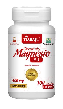Tiaraju cloreto magnesio pa 100+10 caps Menor preço em Tiaraju cloreto magnesio pa 100+10 caps