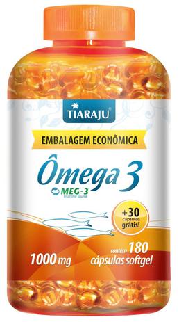 Tiaraju omega 3 1000mg 180+30 caps Menor preço em Tiaraju omega 3 1000mg 180+30 caps