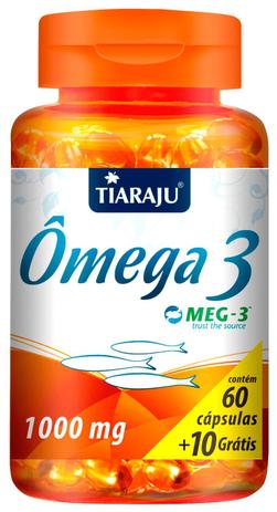 Tiaraju omega 3 1000mg 60+10 caps Menor preço em Tiaraju omega 3 1000mg 60+10 caps
