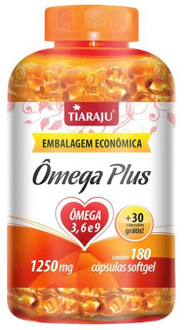 Tiaraju omega plus 180+30 caps Menor preço em Tiaraju omega plus 180+30 caps