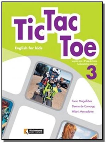 Tic tac toe - english for kids 3 - Moderna - didaticos Menor preço em Tic tac toe - english for kids 3 - Moderna - didaticos
