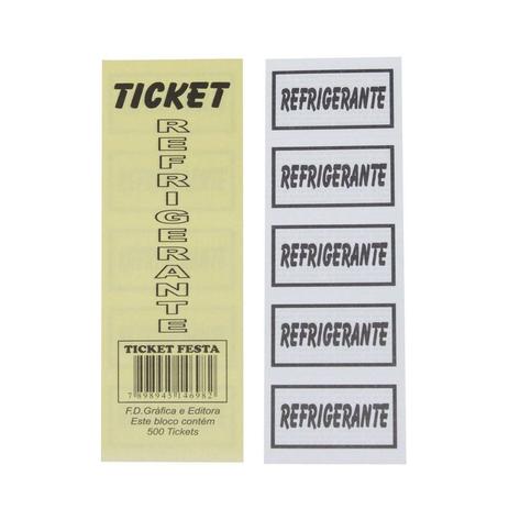 Ticket para Festa Junina Refrigerante 1000 unidades - Festabox Menor preço em Ticket para Festa Junina Refrigerante 1000 unidades - Festabox