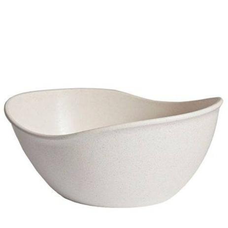 Tigela Cumbuca Bowl Marfim Saladeira Madeira Plástico 3.9l Menor preço em Tigela Cumbuca Bowl Marfim Saladeira Madeira Plástico 3.9l