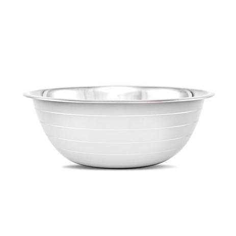 Tigela Inox Color Mixing Bowl Branco - 28cm - Gourmet mix Menor preço em Tigela Inox Color Mixing Bowl Branco - 28cm - Gourmet mix