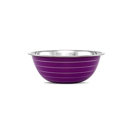 Tigela Inox Color Mixing Bowl Lilás 28cm - Gourmet mix Menor preço em Tigela Inox Color Mixing Bowl Lilás 28cm - Gourmet mix
