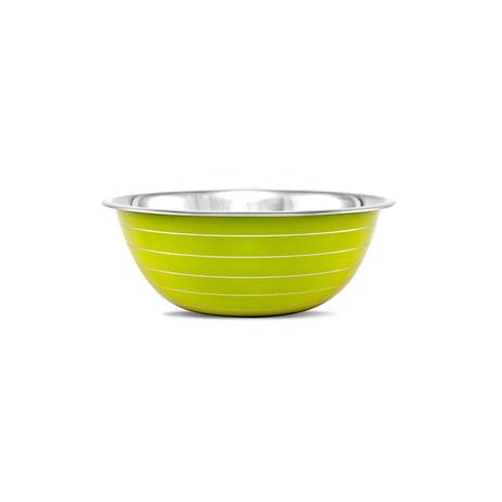 Tigela Inox Color Mixing Bowl Verde 24cm - Gourmet mix Menor preço em Tigela Inox Color Mixing Bowl Verde 24cm - Gourmet mix