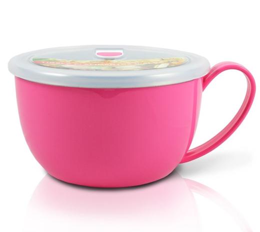 Tigela para alimentos com alça rosa 1100 ml Jacki Design Menor preço em Tigela para alimentos com alça rosa 1100 ml Jacki Design