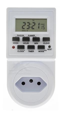 Timer Digital Lcd Programável Temporizador Tomada Bivolt - JK Menor preço em Timer Digital Lcd Programável Temporizador Tomada Bivolt - JK