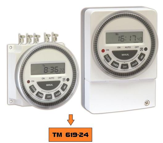 Timer Interruptor Temporizador Semanal Horário 24Vdc Tm 619-24 Novus Menor preço em Timer Interruptor Temporizador Semanal Horário 24Vdc Tm 619-24 Novus