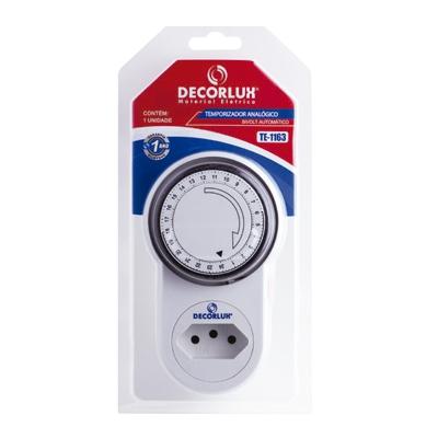 Timer Temporizador Analógico Bivolt Automático Decorlux Menor preço em Timer Temporizador Analógico Bivolt Automático Decorlux