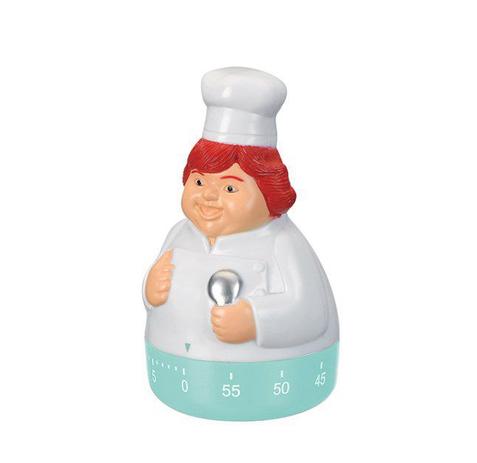 Timer Temporizador Cronômetro Cozinha Regressivo Decorativo Cozinheira Azul - Art house Menor preço em Timer Temporizador Cronômetro Cozinha Regressivo Decorativo Cozinheira Azul - Art house
