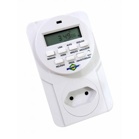 Timer Temporizador Digital Bivolt 8 Prog/dia Liga E Desliga - Brasfort Menor preço em Timer Temporizador Digital Bivolt 8 Prog/dia Liga E Desliga - Brasfort