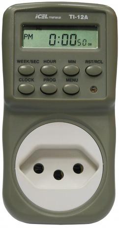 Timer Temporizador Digital Icel Ti-12a 24 Horas/7 Dias - Icel manaus Menor preço em Timer Temporizador Digital Icel Ti-12a 24 Horas/7 Dias - Icel manaus