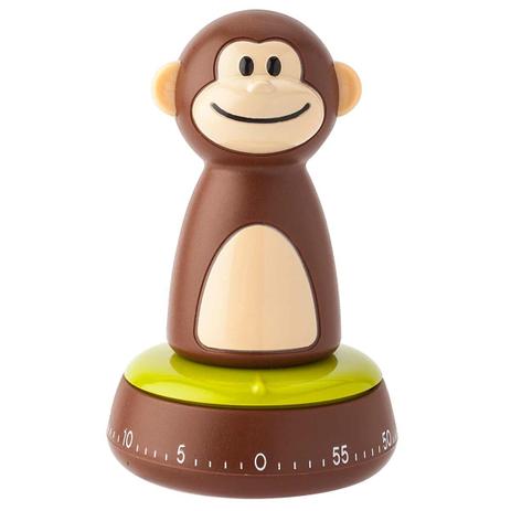 Timer Temporizador Mecânico Macaco 60 minutos Importado Joie - Precinho justo hu Menor preço em Timer Temporizador Mecânico Macaco 60 minutos Importado Joie - Precinho justo hu