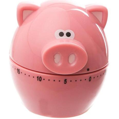 Timer Temporizador Mecânico Porquinho 60 Minutos Importado - Precinho Justo Hu Menor preço em Timer Temporizador Mecânico Porquinho 60 Minutos Importado - Precinho Justo Hu