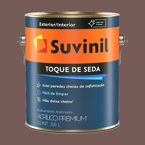 Tinta Acrílica Acetinada Chocolate Suvinil Premium 3,6 litros é ruim? Tinta Acrílica Acetinada Chocolate Suvinil Premium 3,6 litros é boa?