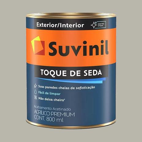 Tinta Acrílica Acetinada Cinza Urbano Suvinil Premium 900ml Menor preço em Tinta Acrílica Acetinada Cinza Urbano Suvinil Premium 900ml