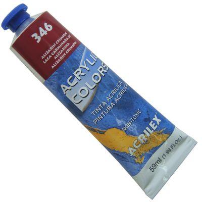 Tinta Acrilica Acrilex Acrylic Colors 059 ml Alizarin Crimson 13160-346 Menor preço em Tinta Acrilica Acrilex Acrylic Colors 059 ml Alizarin Crimson 13160-346