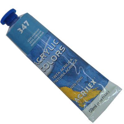 Tinta Acrilica Acrilex Acrylic Colors 059 ml Azul Ceruleo 13160-347 Menor preço em Tinta Acrilica Acrilex Acrylic Colors 059 ml Azul Ceruleo 13160-347