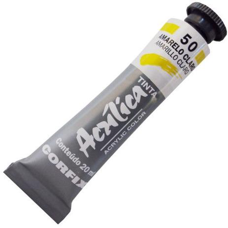 Tinta Acrilica Corfix 020 ml Amarelo Claro 80020-50 Menor preço em Tinta Acrilica Corfix 020 ml Amarelo Claro 80020-50