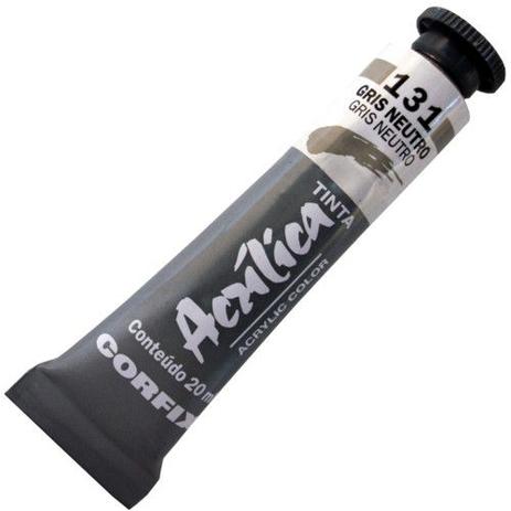 Tinta Acrilica Corfix 020 ml Gris Neutro 80020-131 Menor preço em Tinta Acrilica Corfix 020 ml Gris Neutro 80020-131