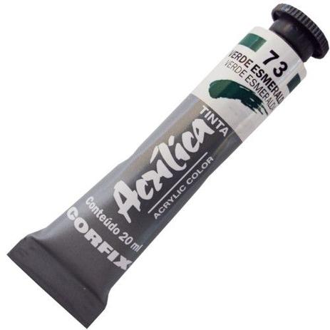 Tinta Acrilica Corfix 020 ml Verde Esmeralda 80020-73 Menor preço em Tinta Acrilica Corfix 020 ml Verde Esmeralda 80020-73