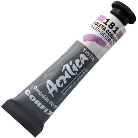 Tinta Acrilica Corfix 020 ml Violeta Cobalto 80020-181 Menor preço em Tinta Acrilica Corfix 020 ml Violeta Cobalto 80020-181