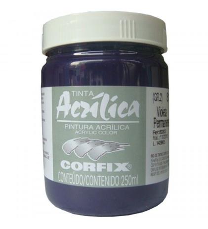 Tinta Acrilica Corfix Gr-II 250 ml Violeta Permanente 80300-81 Menor preço em Tinta Acrilica Corfix Gr-II 250 ml Violeta Permanente 80300-81