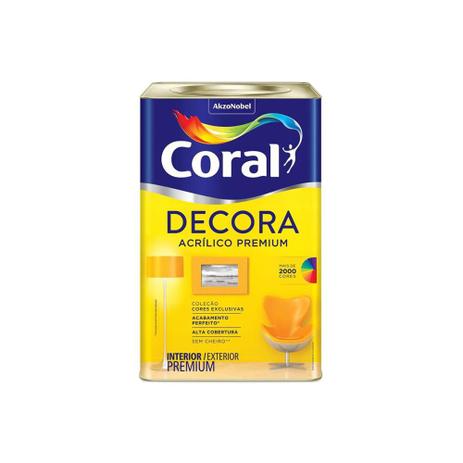 Tinta Acrílica Decora Fosco Branco 18 Litros - Coral é ruim? Tinta Acrílica Decora Fosco Branco 18 Litros - Coral é boa?