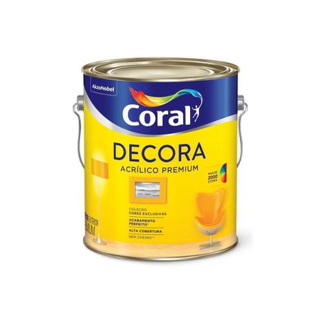 Tinta Acrílica Decora Fosco Gelo 3,6 Litros - Coral é ruim? Tinta Acrílica Decora Fosco Gelo 3,6 Litros - Coral é boa?