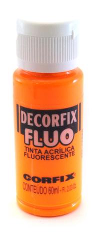 Tinta acrílica decorfix fluo 60ml corfix avulso Menor preço em Tinta acrílica decorfix fluo 60ml corfix avulso