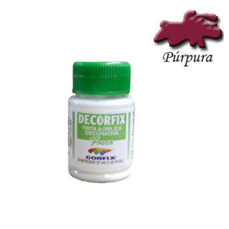 Tinta acrílica decorfix fosca 37ml avulso corfix Menor preço em Tinta acrílica decorfix fosca 37ml avulso corfix