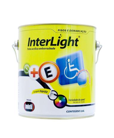 Tinta Acrílica Emborrachada Indutil Interlight Piso 3|6L -