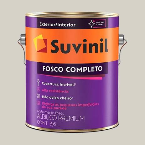 Tinta Acrílica Fosca Papel Picado Suvinil Premium 3,6 litros Menor preço em Tinta Acrílica Fosca Papel Picado Suvinil Premium 3,6 litros