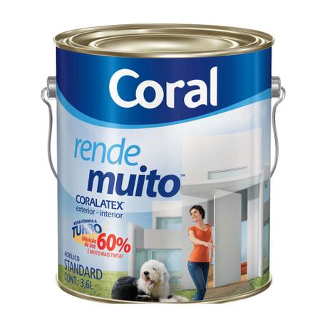 Tinta acrílica fosca Rende Muito pêssego 3,6L Coral é ruim? Tinta acrílica fosca Rende Muito pêssego 3,6L Coral é boa?