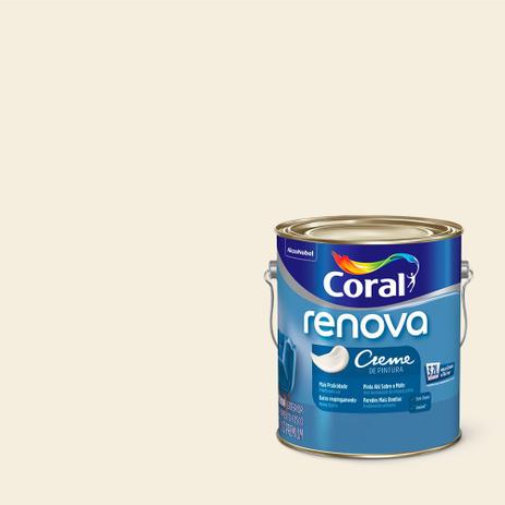 Tinta acrílica fosca Renova branco 0,8L Coral Menor preço em Tinta acrílica fosca Renova branco 0,8L Coral